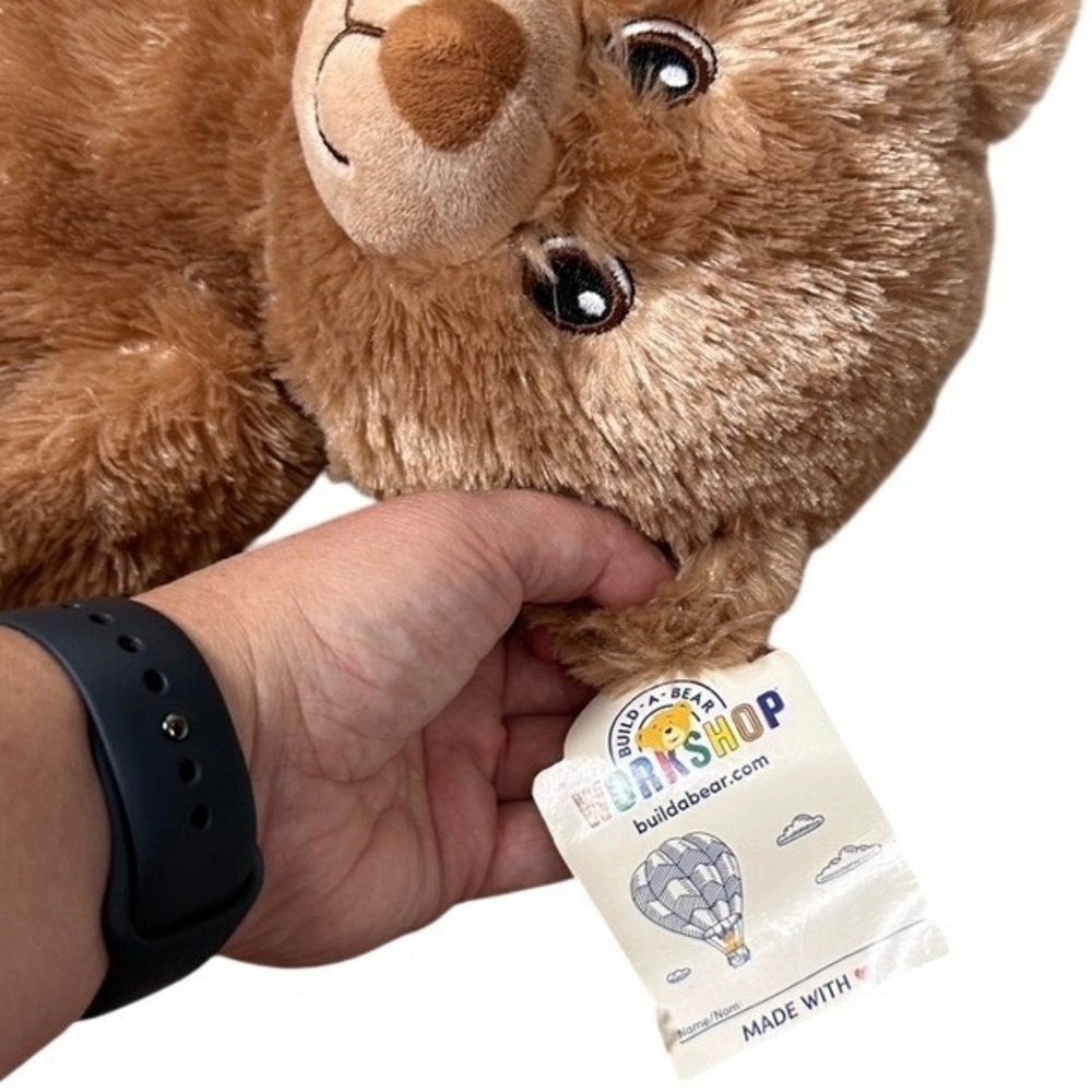 Build-A-Bear Workshop Lil Brownie Teddy Bear Brown Plush Stuffed Animal NWT - Picture 4 of 9